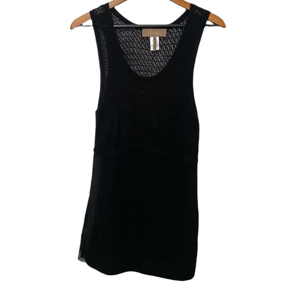Max Azria Witchy Dark Romantic Sleeveless Cashmere Wool Silk Women’s Size Large - Picture 3 of 17